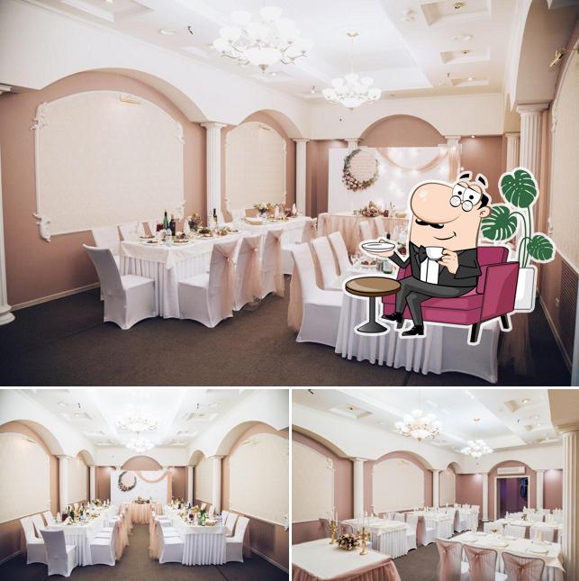 Посмотрите на внутренний интерьер "Банкетного зала SOPRANO"