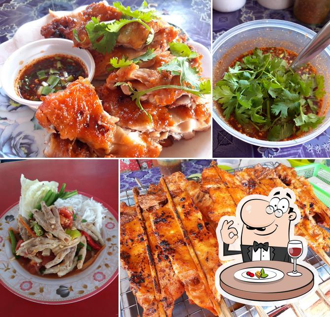 P.จิตร ไก่ย่างกะทิสด