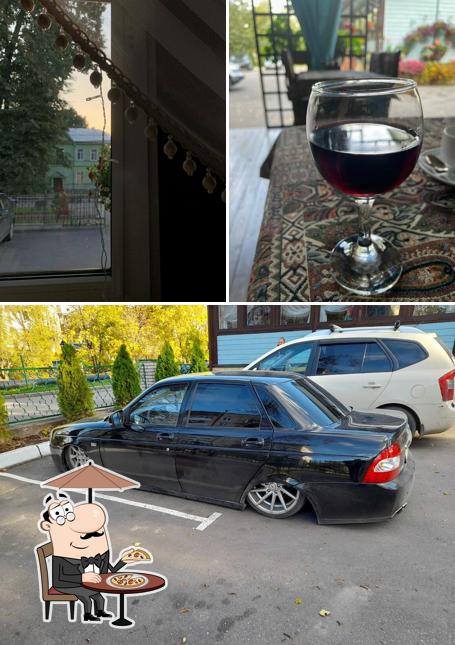 Наслаждайтесь свежим воздухом и видом, открывающемся из "кафе султан"