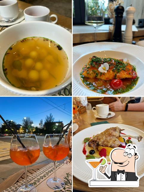 Помимо прочего, в Airy Restaurant есть напитки и еда