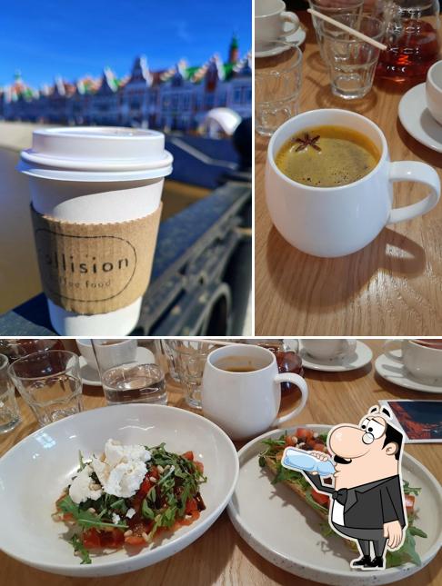 Напитки и еда - все это можно увидеть на этом фото из Collision coffeefood