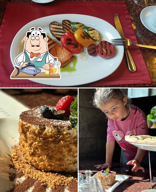 Лосось гриль в "Риальто"