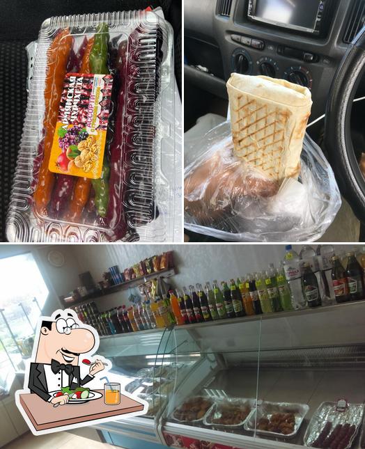 Шаурма на углях
