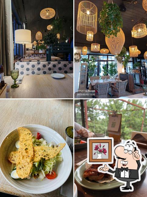 Посмотрите на внутренний интерьер "Удачного места"