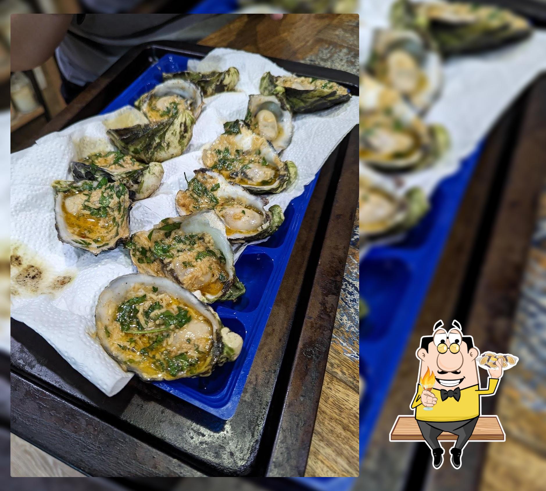Oysters and seafood