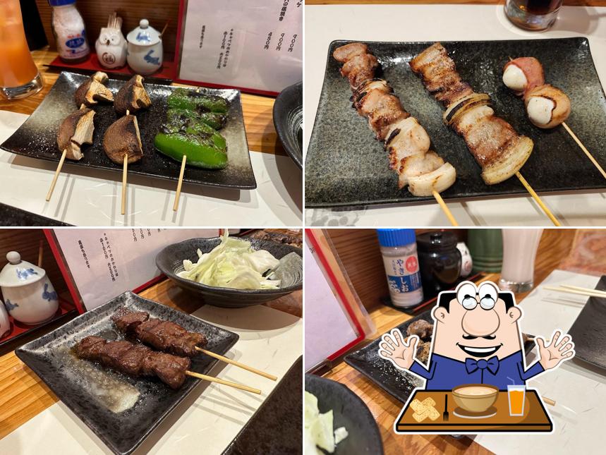 炭火焼一円玉