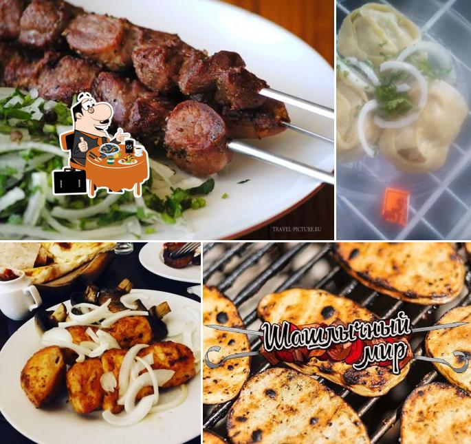 Шашлычная, Манты, Плов, Пельмени.