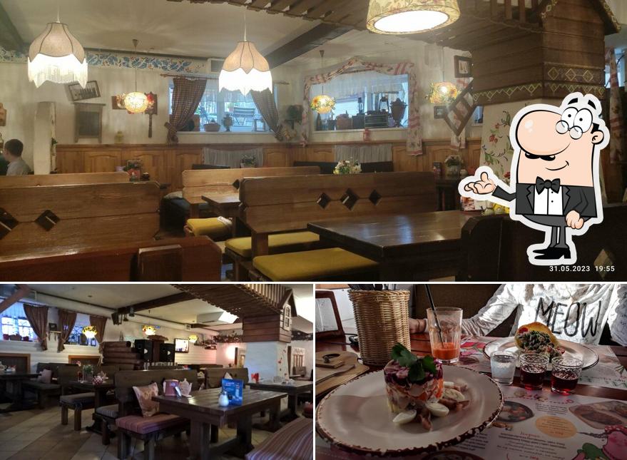 Посмотрите на внутренний интерьер "Журавлиной"