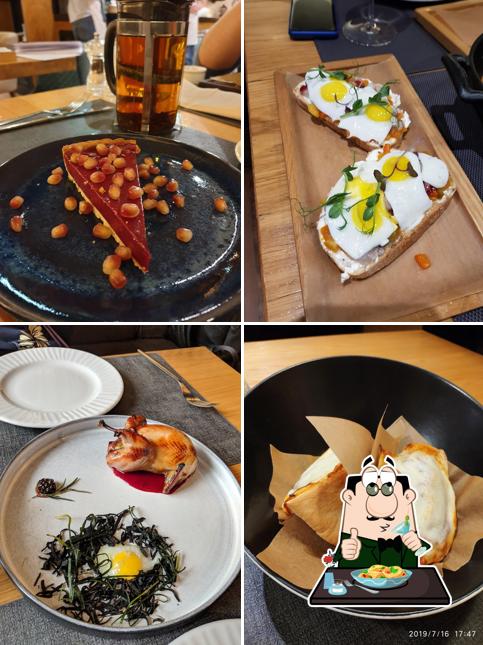 Блюда в "Lambic Seafood"