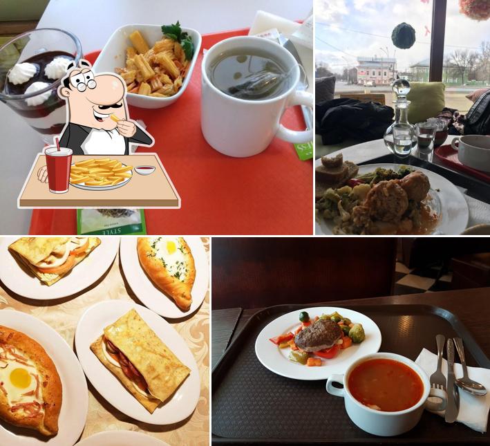 Картофель фри в "Огороде"