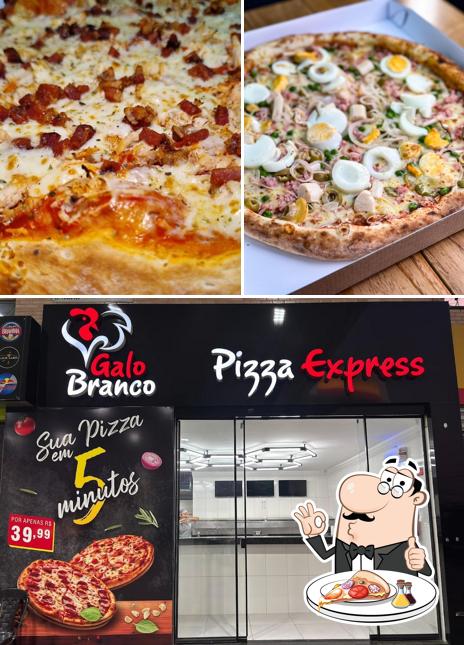 Galo Branco Pizza Express - Unidade Trindade