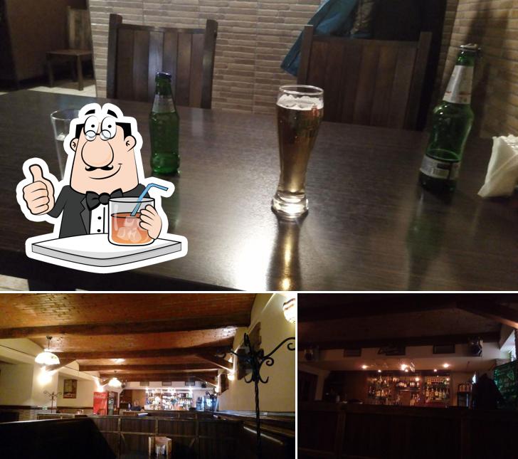 Напитки и барная стойка в Мир пиццы