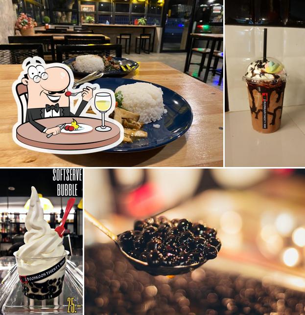 Boonkooncafe & เสี่ยเปอร์ก๋วยเตี๋ยวเหนี่ยวทรัพย์ติดแอร์ Amphoe Somdet