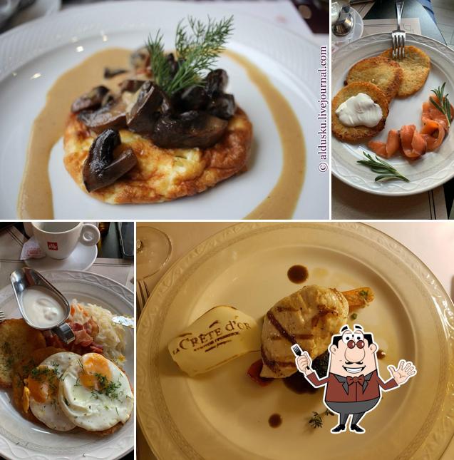 Еда в "Золотой Гребешок"