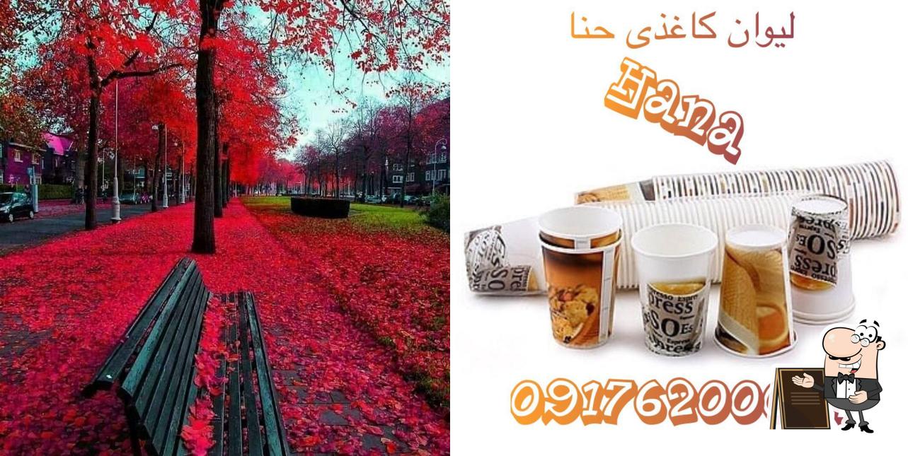 لیوان کاغذی حنا