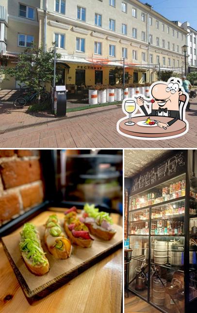 В Огонёк есть еда, внешнее оформление и многое другое