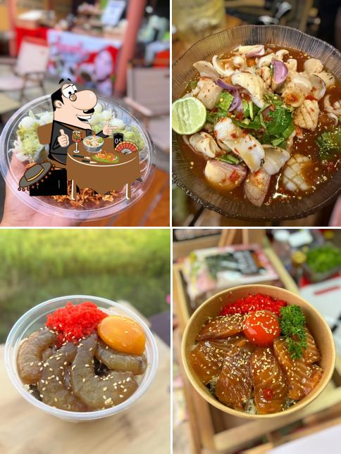 ก้อยกุ้ง กุ้งดอง แซลมอนดอง