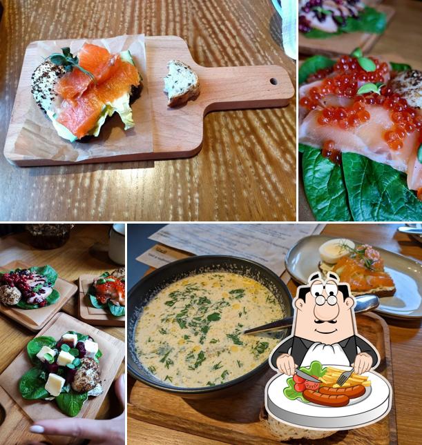 Еда в "August Wahl - jazz cafe"