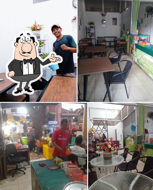 Es Teh Jumbo & Kelapa Baba Rafi