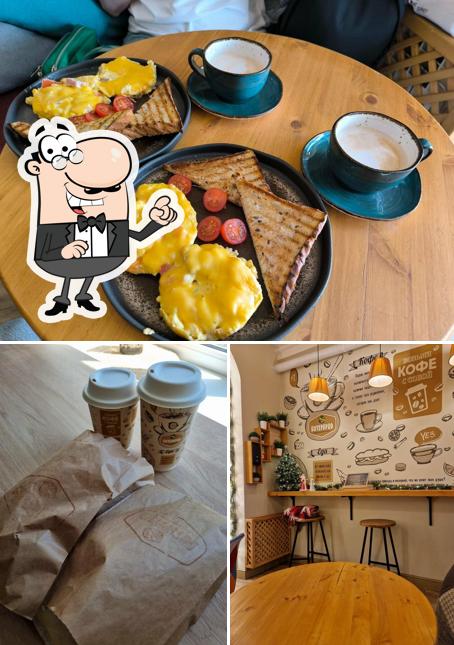 В Бутерброd есть внутреннее оформление, напитки и многое другое