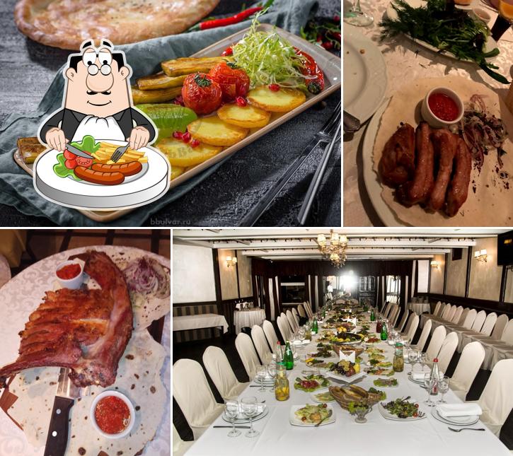 Блюда в "Бакинском бульваре"