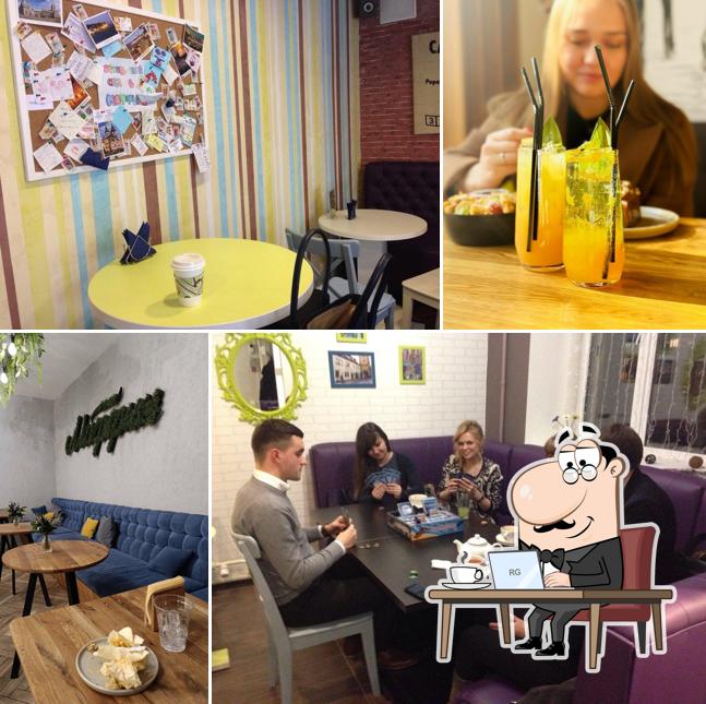 Посмотрите на внутренний интерьер "Маффина на Фомина"