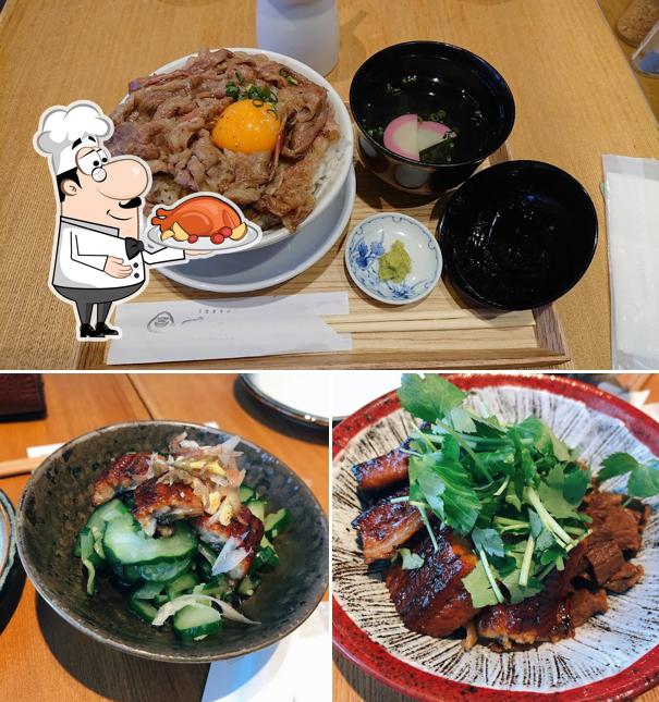 うなぎ牛めし さん助