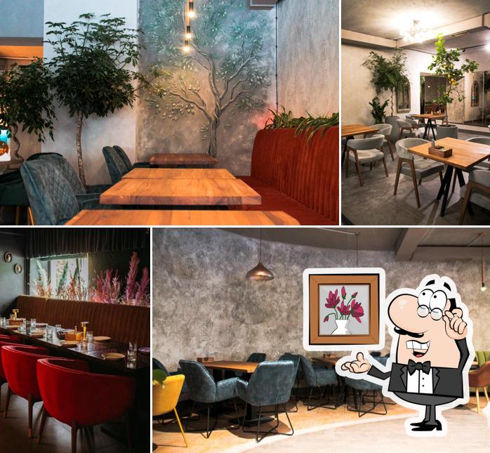 Посмотрите на внутренний интерьер "Райские сады"