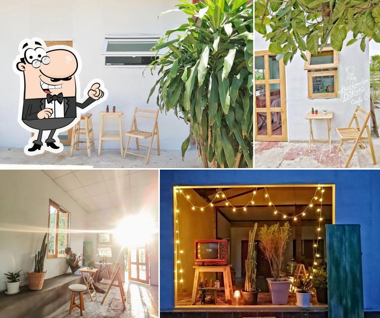 backpacker bikers cafe
