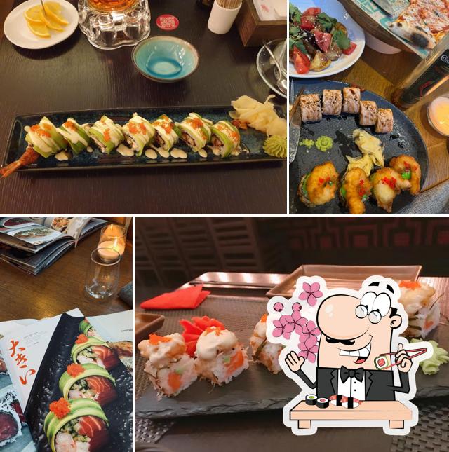 В "Roppongi" вы можете попробовать суши