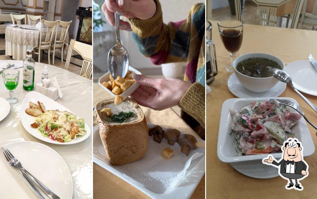 Посмотрите на внутренний интерьер "Ресторана Деликат"