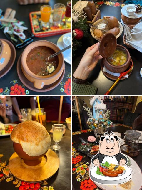 Блюда в "Русской ресторации"