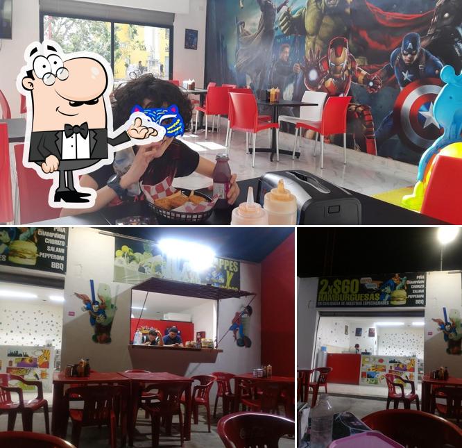 Súper Heroes ( Hamburguesas, frappes y machacados)