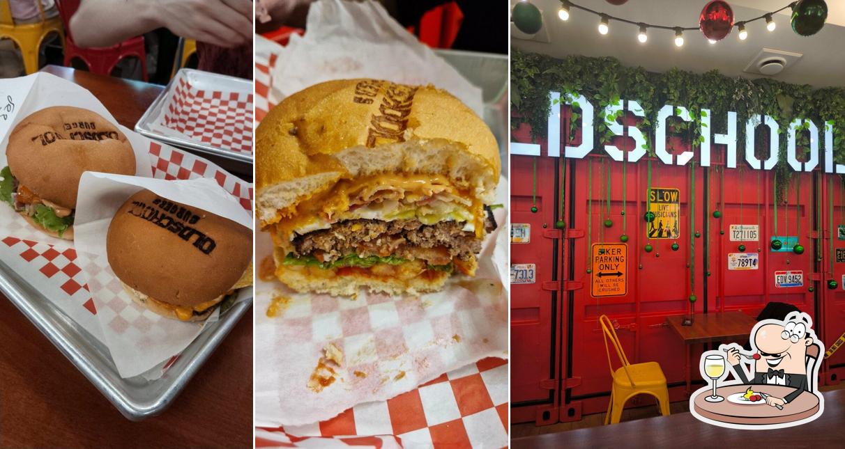 Еда в "Oldschool burgers"