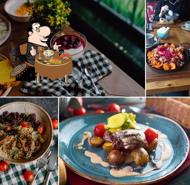 Еда в "Дикой Утке"