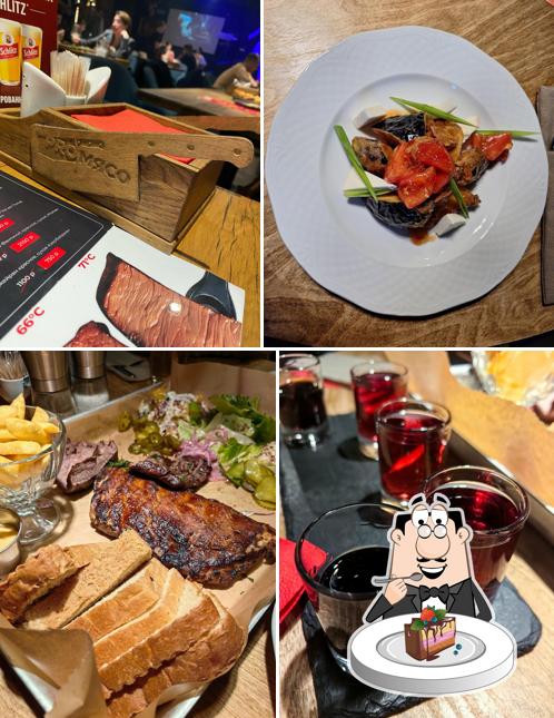 Шоколадный торт в "Proмясо и рыбу"