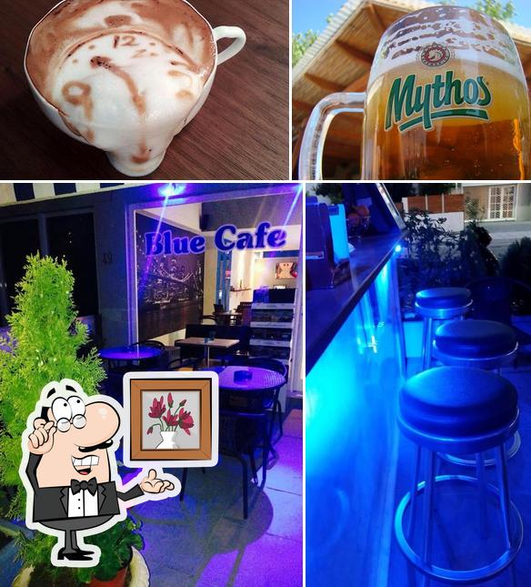 Blue cafe-bar