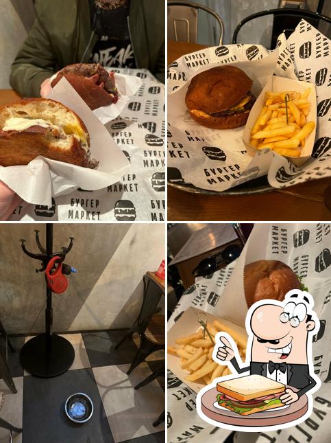 Сэндвичи с сыром на гриле в "Бургере маркет"