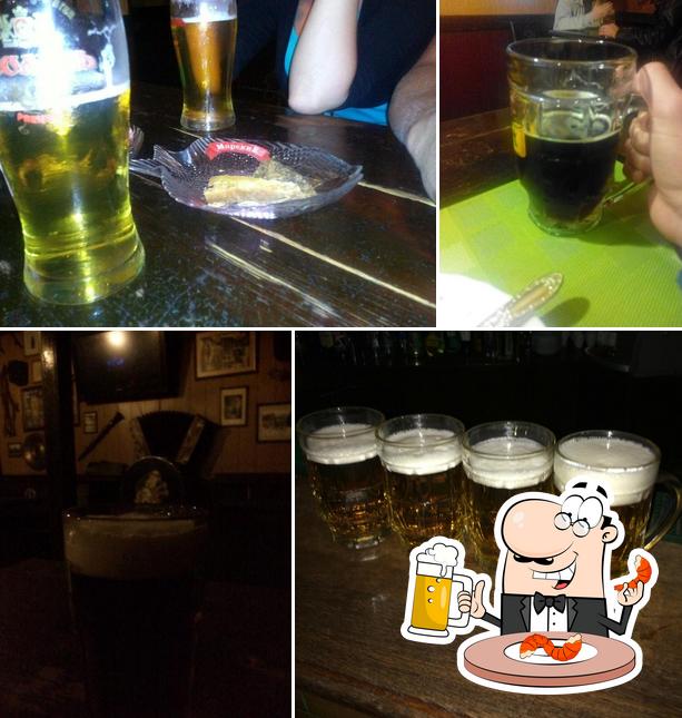 Насладитесь стаканом темного или светлого пива