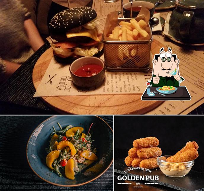 Блюда в "Golden Pub"