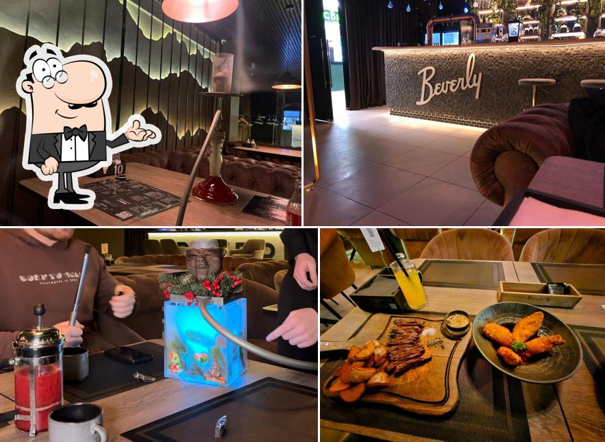 Посмотрите на внутренний интерьер "Beverly Lounge"