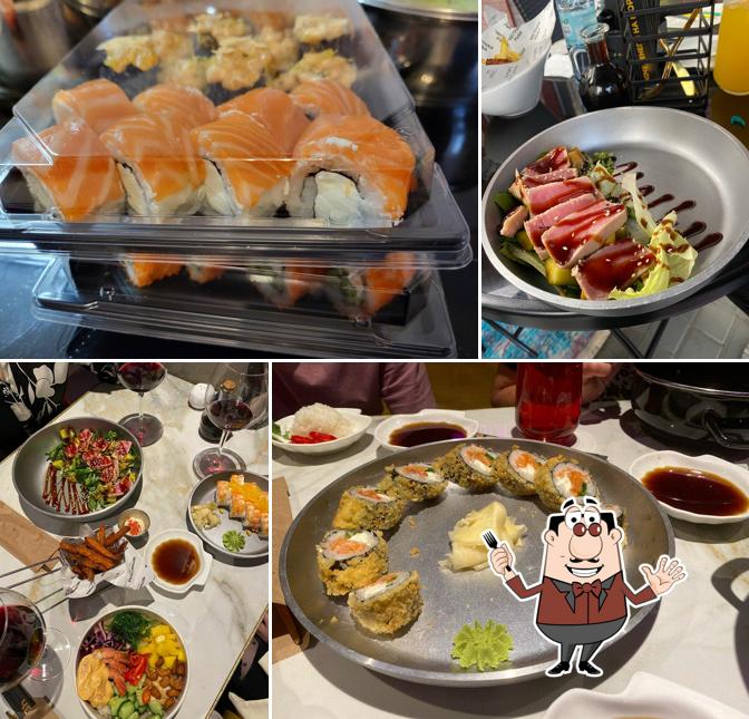 Еда в "Честная рыба"