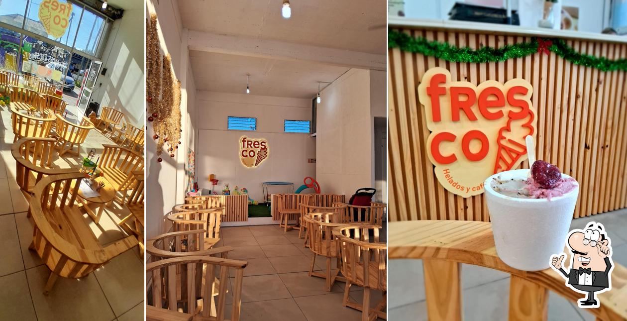 Fresco, helados y cafe