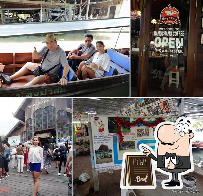 Boat to floating market