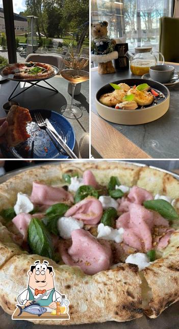 Лосось гриль в "The Sun Terrace"