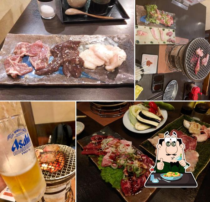 炭火焼ホルモン 福七輪