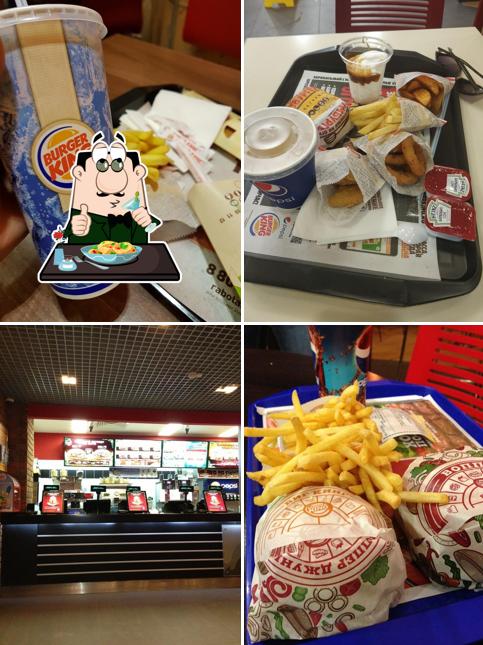 Еда в "Бургере Кинг"