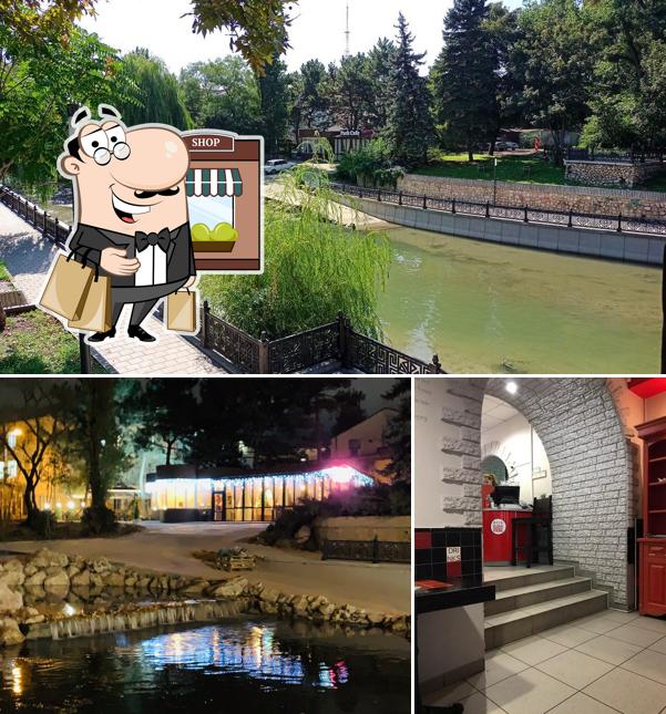 Внешнее оформление "Парк кафе"