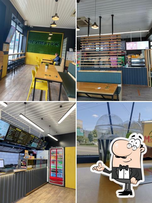 Интерьер "Супертяж. Шаурма и кофе"