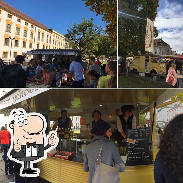 Kässpatznstand Wochenmarkt